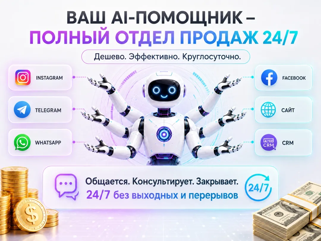 AI-помощник — полный отдел продаж 24/7